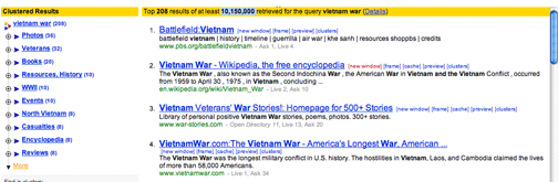Vietnam War search